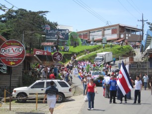 Parade through Monteverde